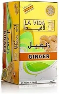 La Vida Ginger Tea Bags,20 x 2g - Pack of 1