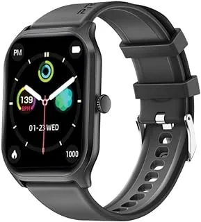 Promate Smart Watch, Bluetooth 5.2 Fitness Tracker with 2-Inch TFT Display, 15-Day Battery Life, 123+ Sports Modes, and IP67 Water Resistance, XWatch-B2.Black