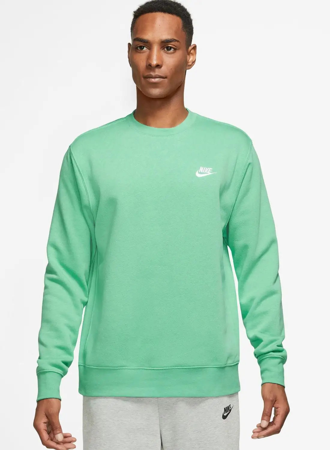 Nike Logo Club Crew Sweatshirt
