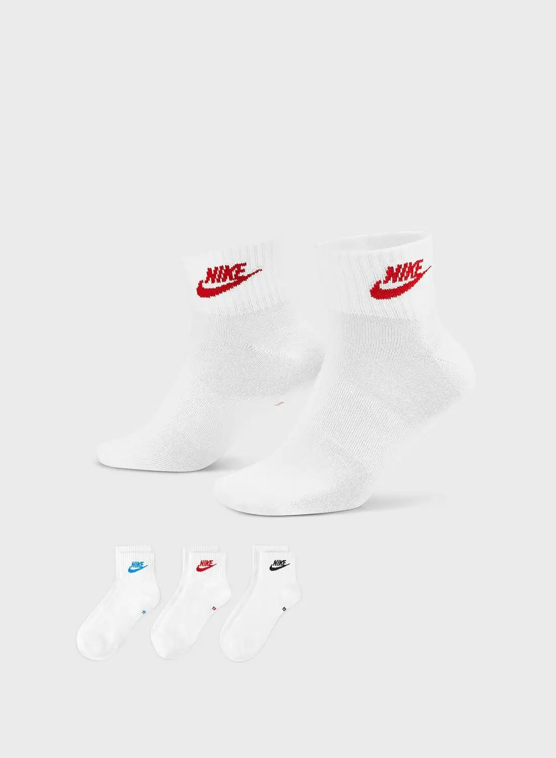 Nike 3 Pack Nsw Everyday Essential Ankle Socks