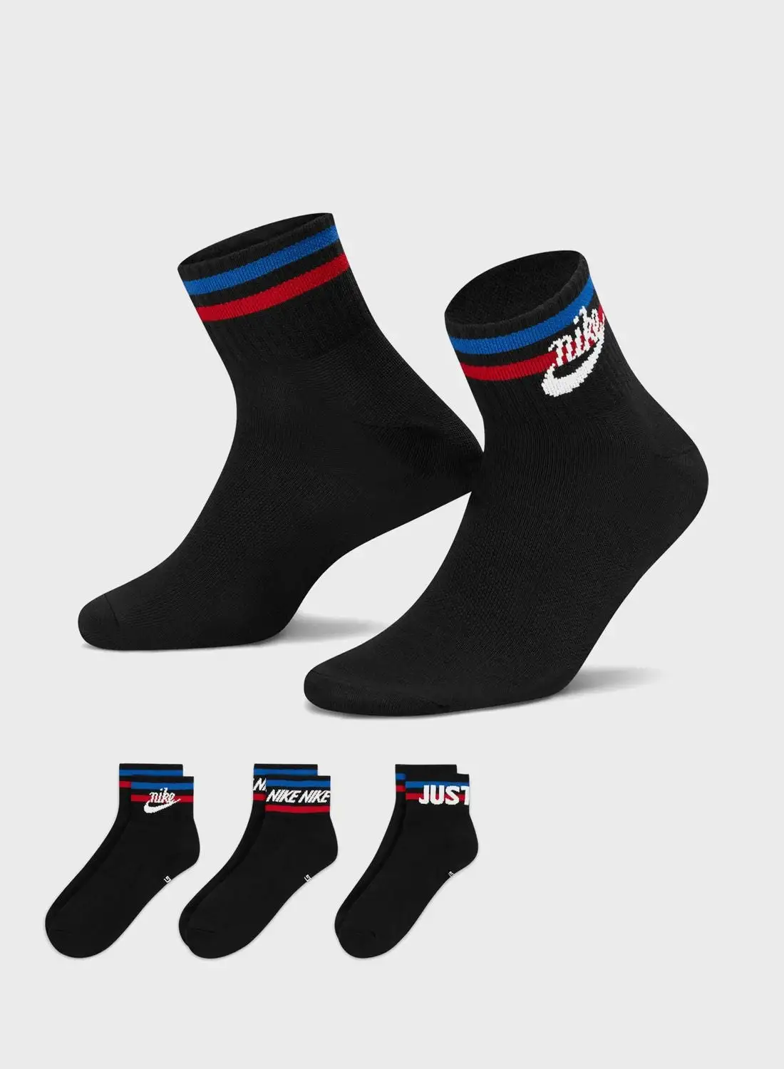 Nike 3 Pack Nsw Everyday Essential Ankle Socks