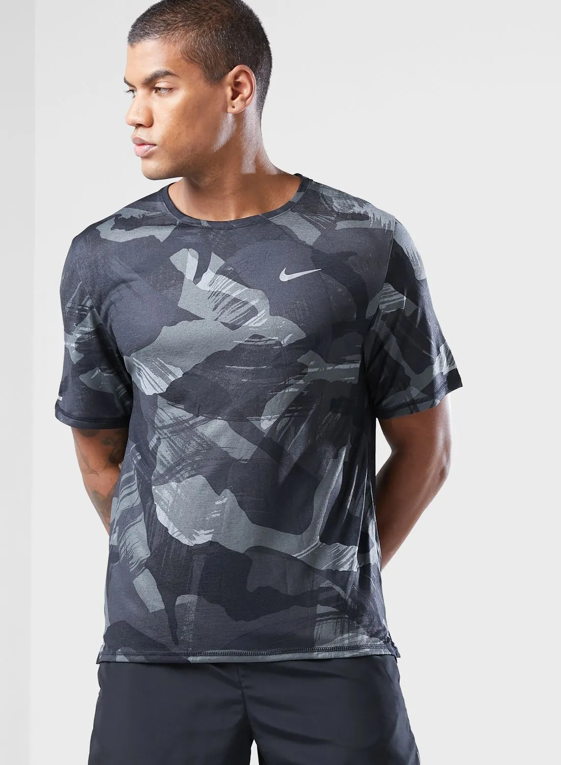 Nike Dri-Fit Miler Camo T-Shirt