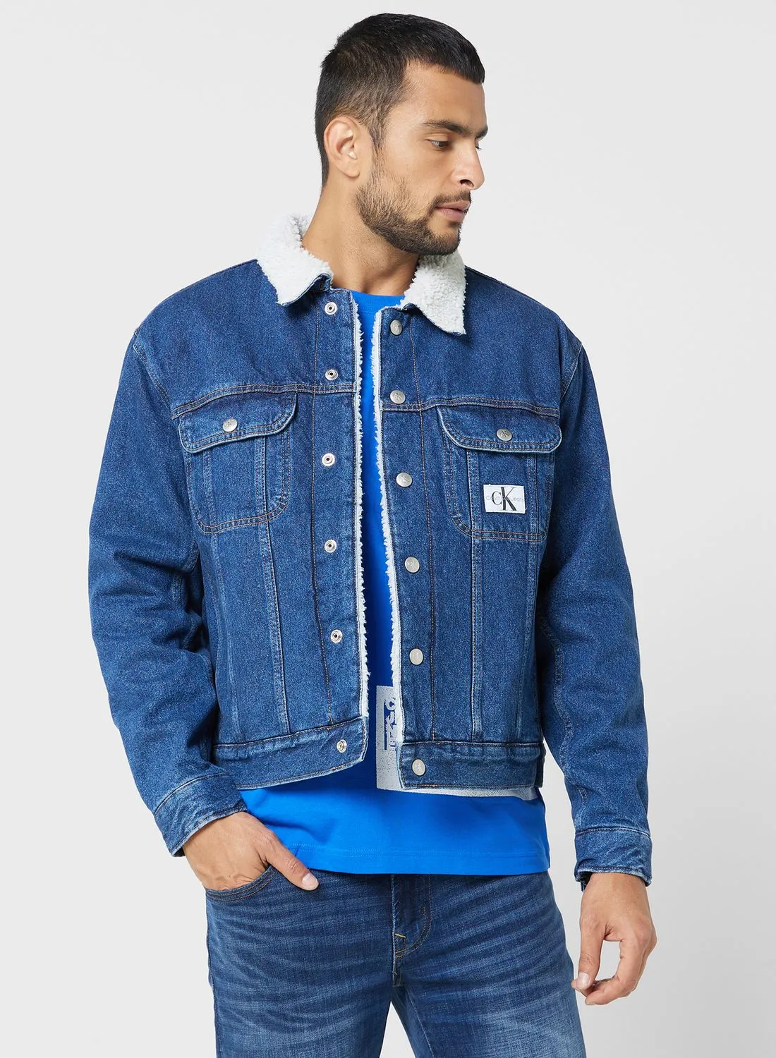 Calvin Klein Jeans Regular 90'S Sherpa Jacket