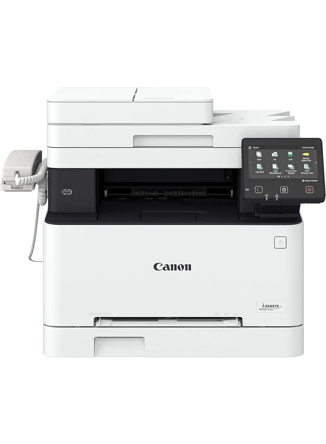 Canon i-SENSYS MF657Cdw 4-in-1 (Print, Copy, Scan, Fax) Multifunction Colour Wi-Fi Printer White/Black