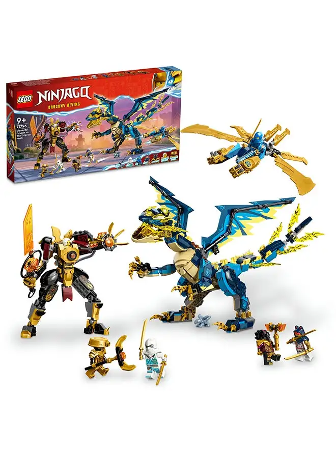LEGO LEGO 71796 Ninjago Elemental Dragon vs. The Empress Mech Building Toy Set (1038 Pieces)