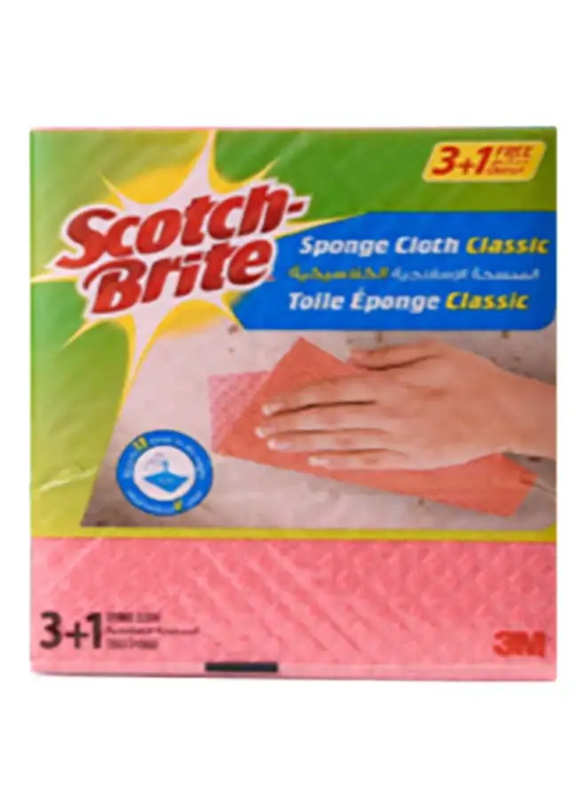 3M Scotch-Brite Classic Sponge Cloth Pink