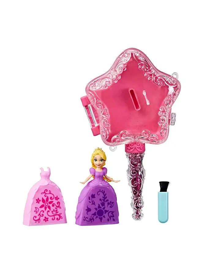 Disney Princess Princess Secret Styles Magic Glitter Wand Rapunzel Doll And Wand Playset, Arts And Crafts Toy For Kids 4 And Up