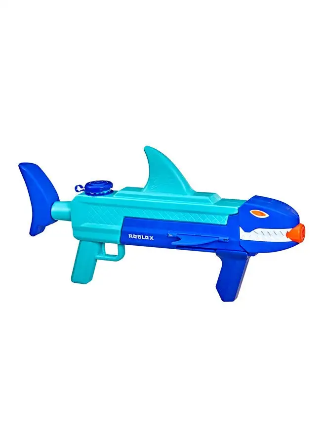 SUPER SOAKER Nerf Super Soaker Roblox Sharkbite Shrk 500 Water Blaster يتضمن رمزًا لاسترداد العنصر الافتراضي الحصري Pump Action Soakage