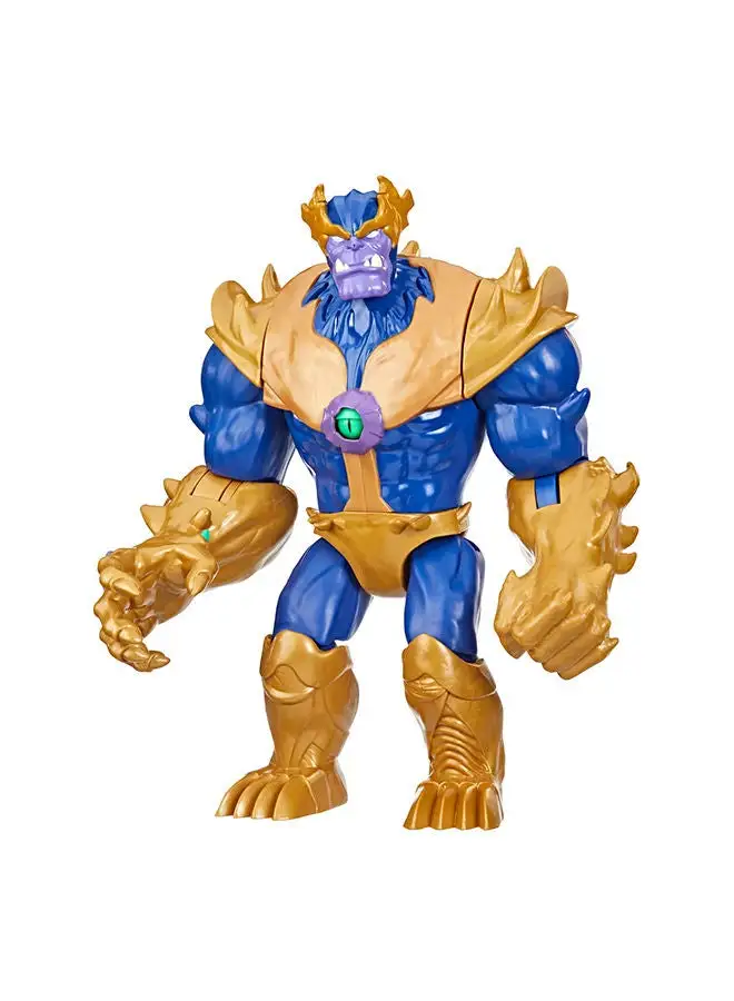 AVENGERS Marvel Mech Strike Monster Hunters Thanos Toy Action Figure, 9-Inch