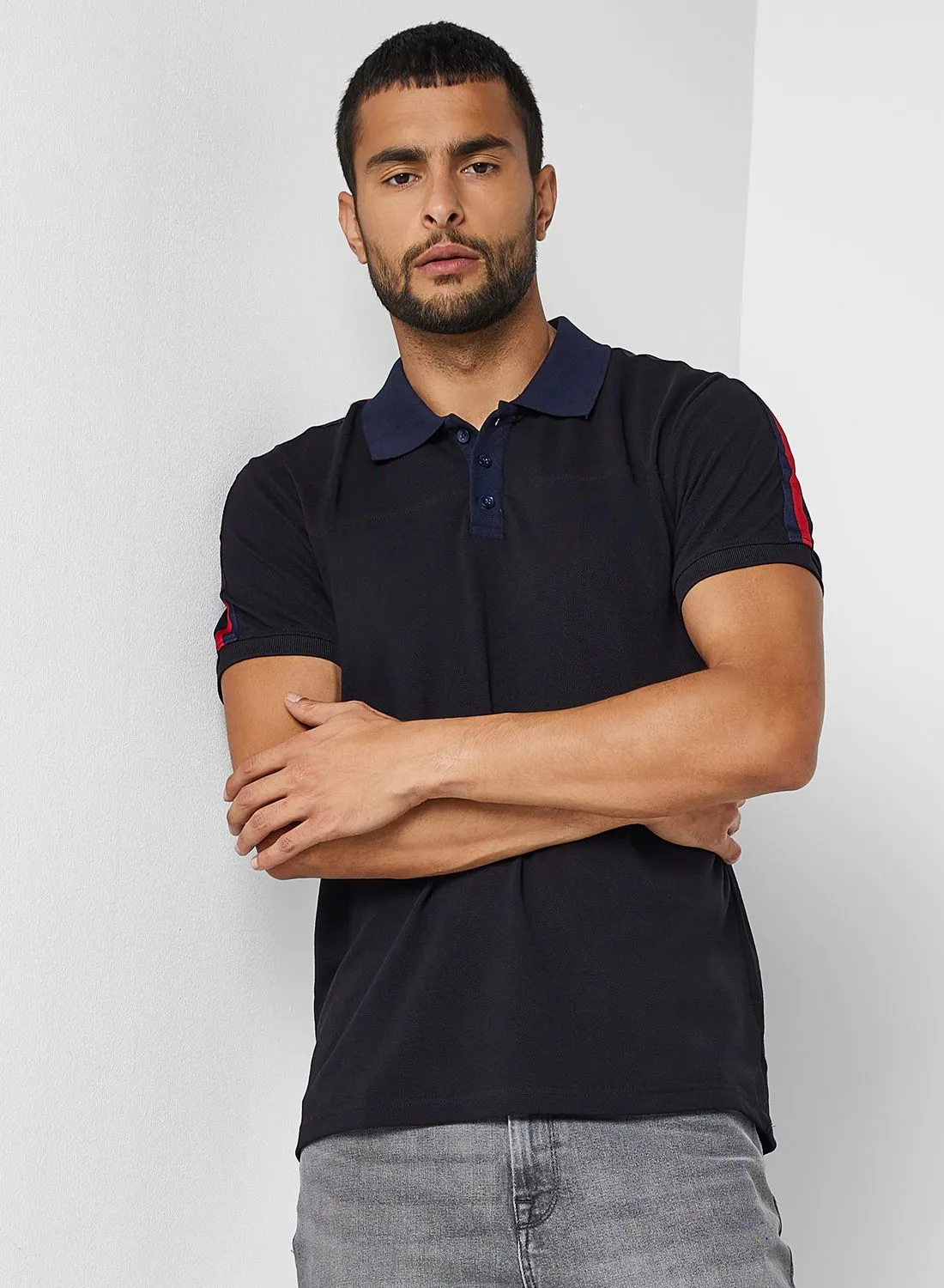 Seventy Five Sports Collar Polo Shirt