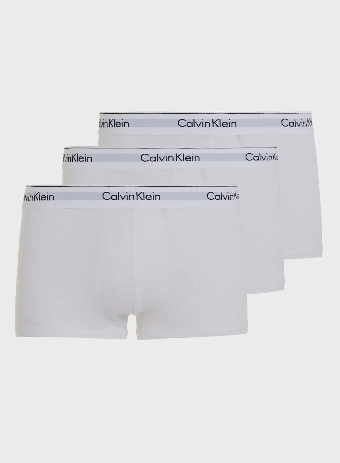 CALVIN KLEIN 3 Pack Logo Band Trunks