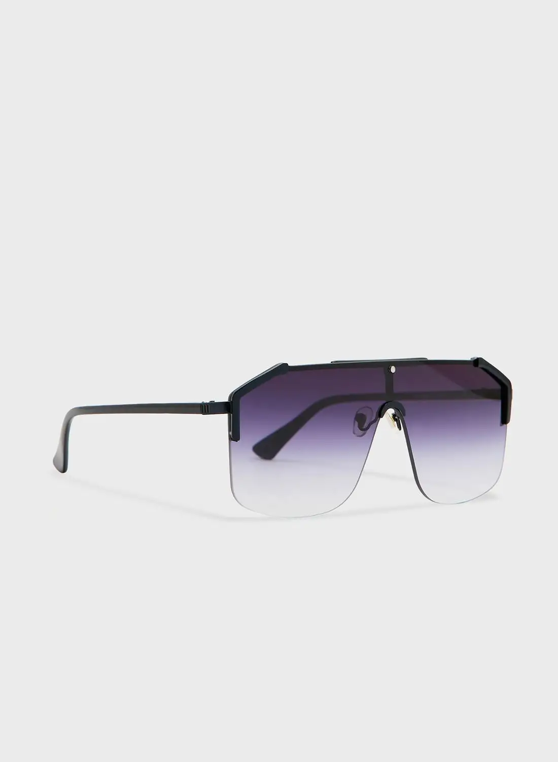 Seventy Five Oversized Shield Sunglasses