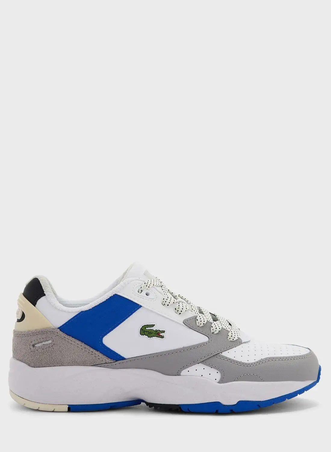 LACOSTE Color Block Lace Up Sneakers