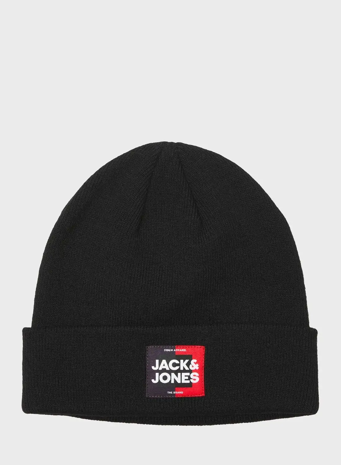 قبعة صغيرة محبوكة بشعار جاك آند جونز