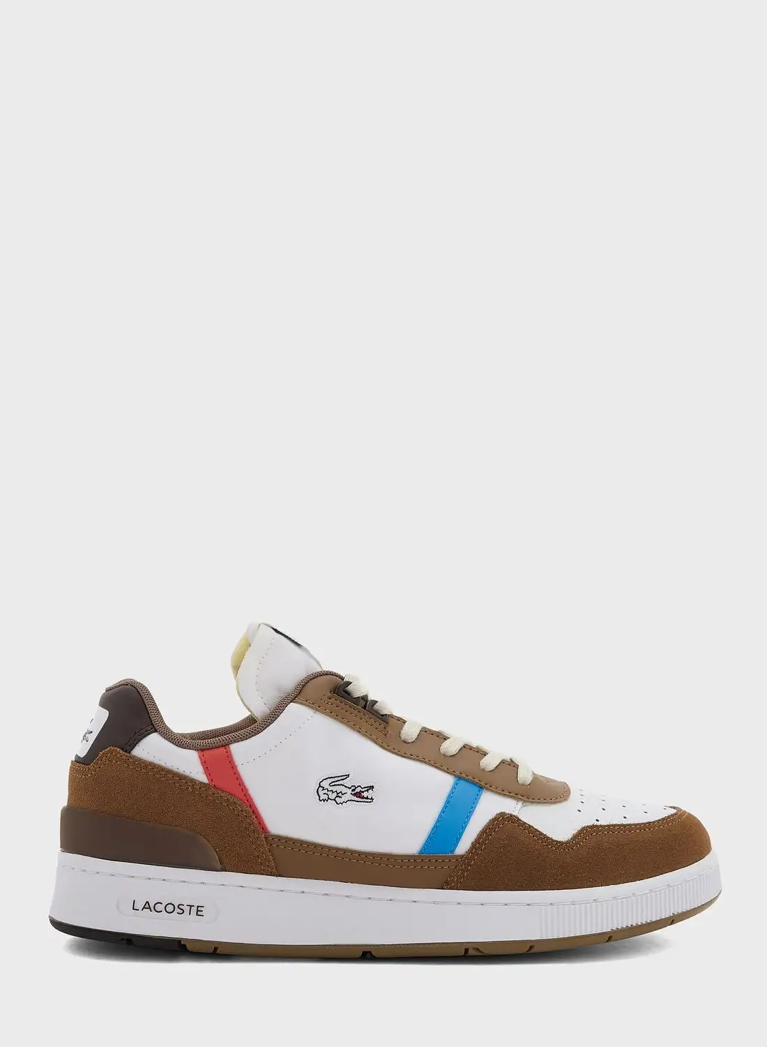 LACOSTE Color Block Lace Up Sneakers