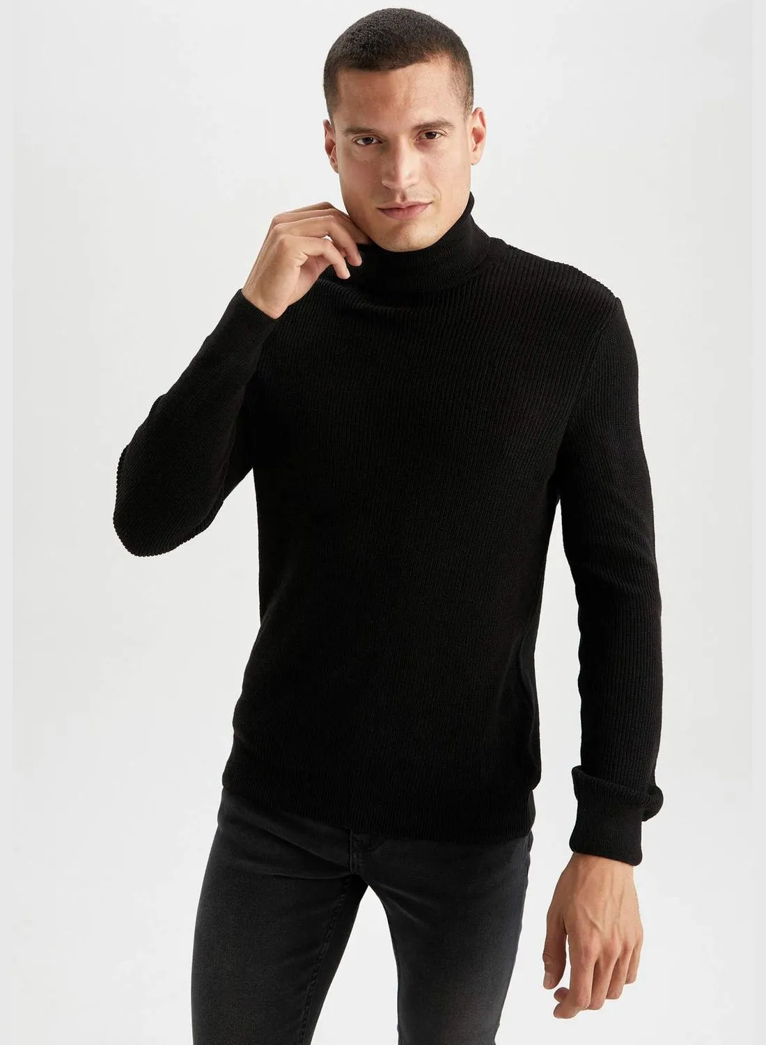 DeFacto Man Regular Fit Tricot Pullover