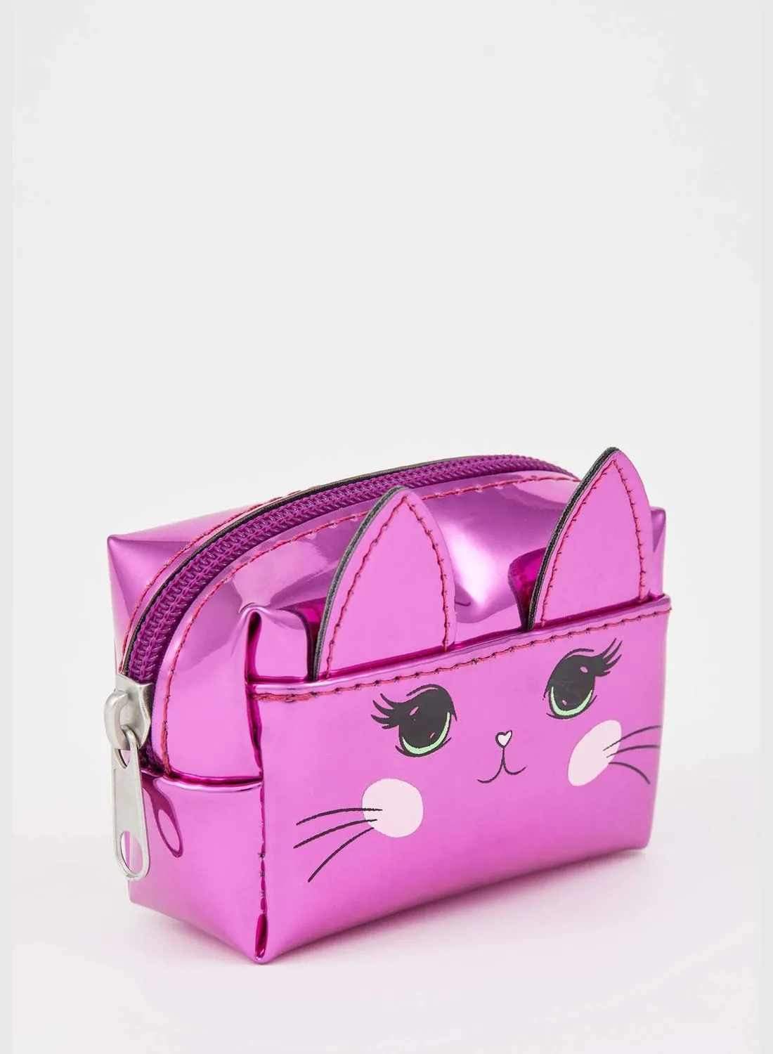 DeFacto Cat Print Zippered Small Bag