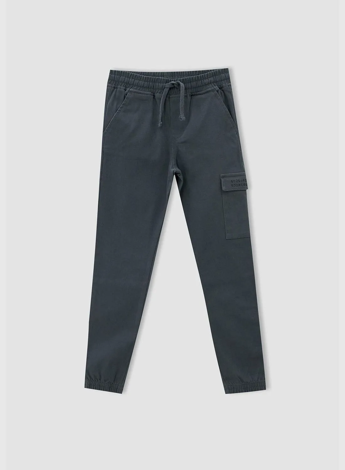 DeFacto Slim Fit Sweatpants with Kangaroo Pockets