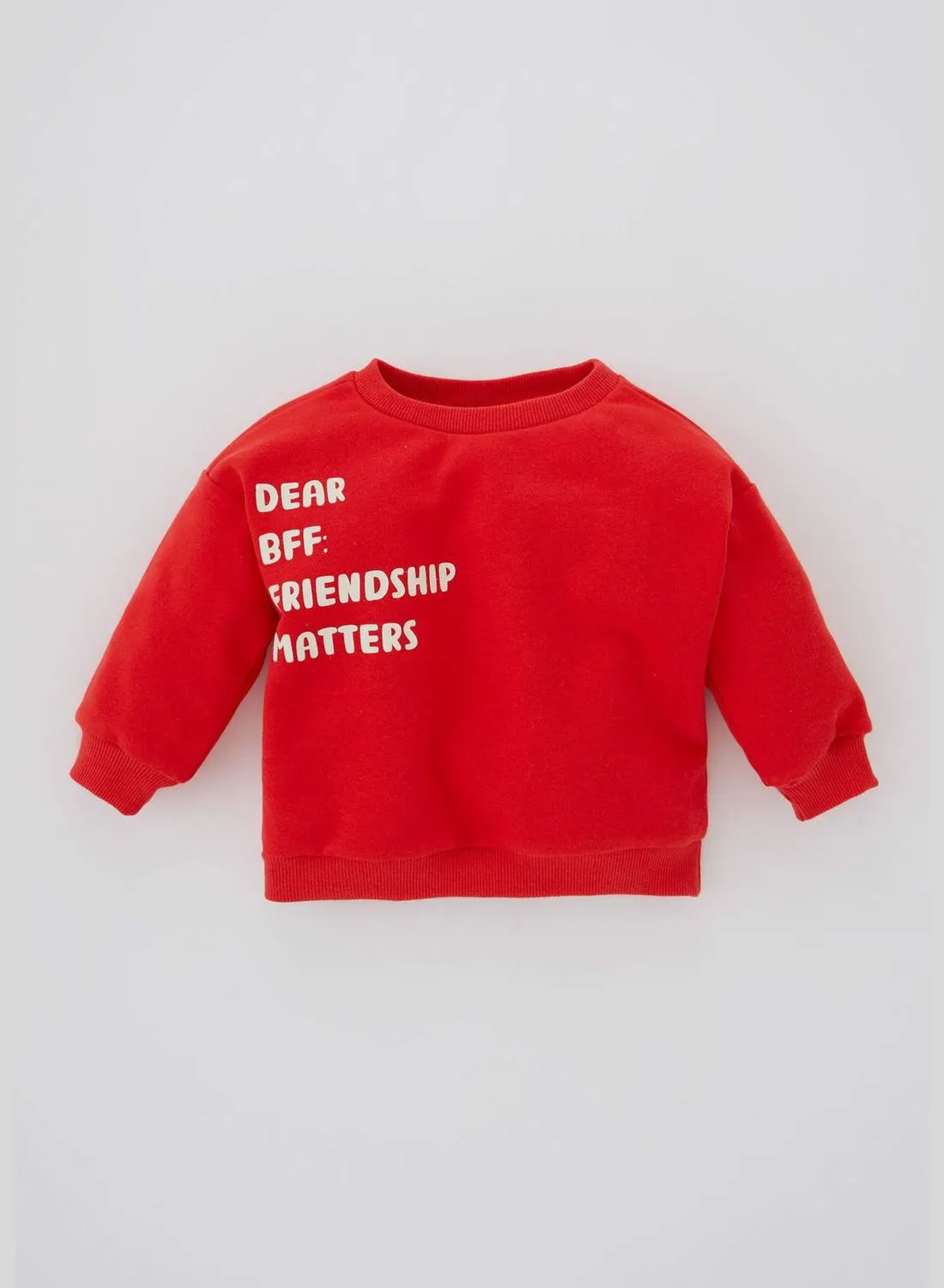 DeFacto BabyBoy Regular Fit Long Sleeve Knitted Sweatshirt