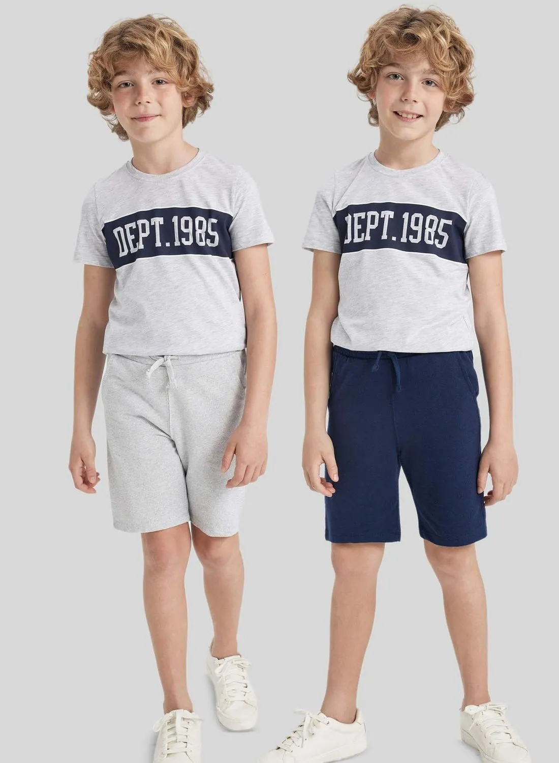 DeFacto 2 Pack Boy Knitted Short