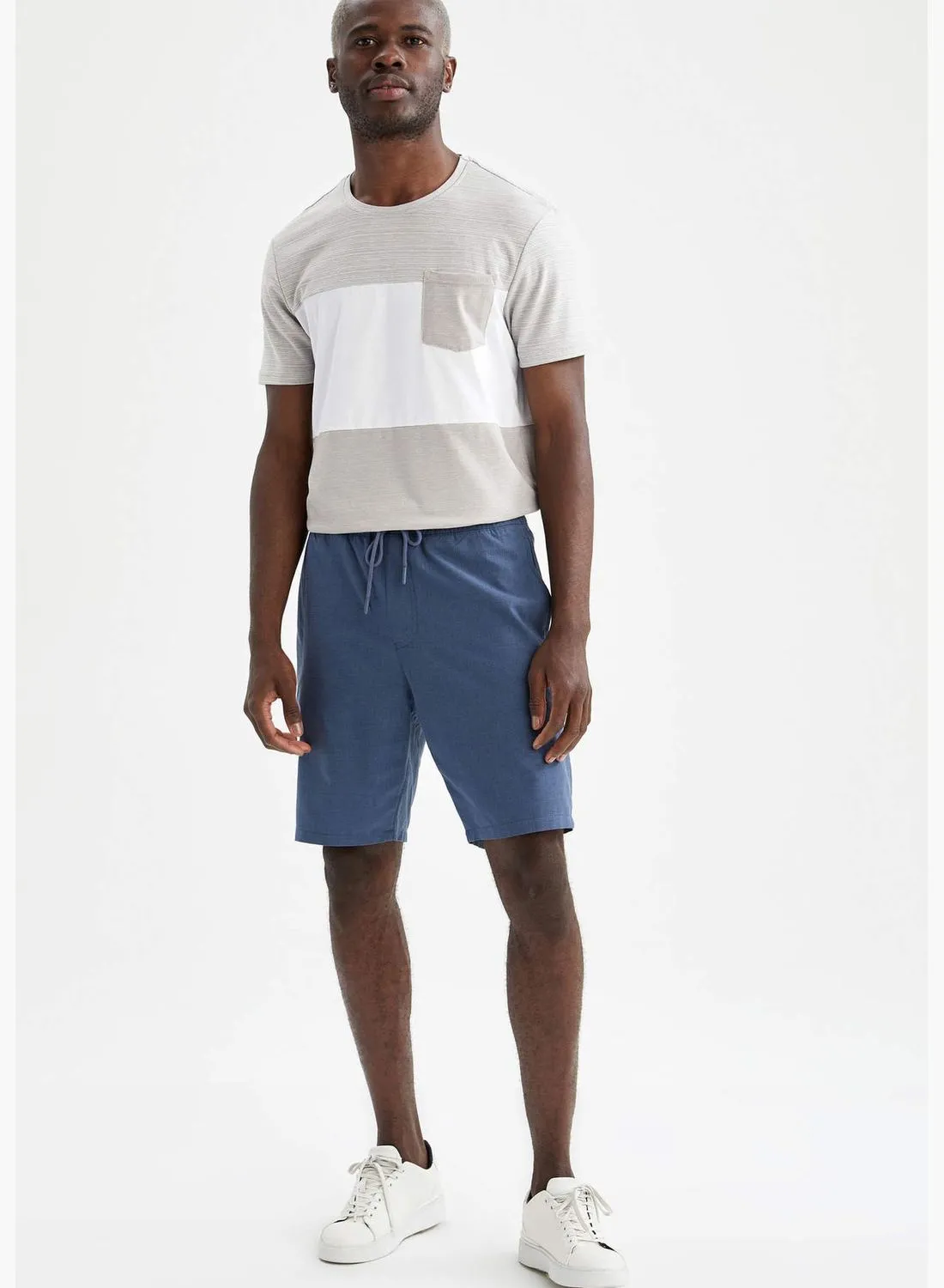 DeFacto Slim Fit Basic Drawstring Shorts