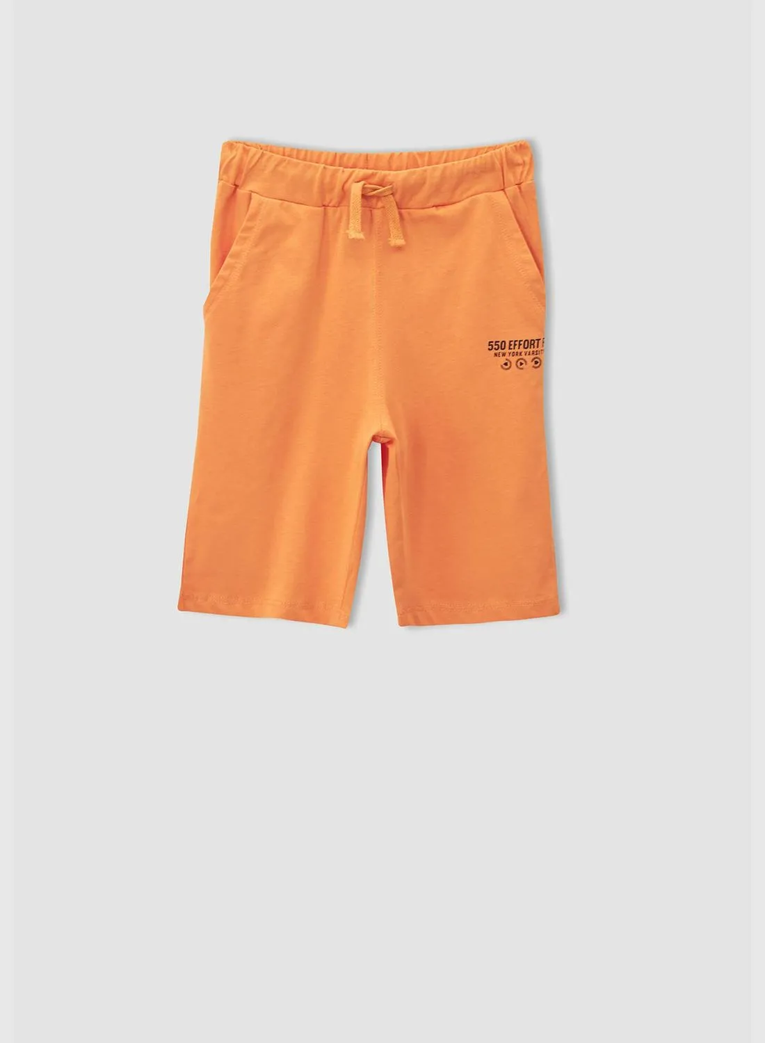 DeFacto Printed Drawstring Bermuda Shorts