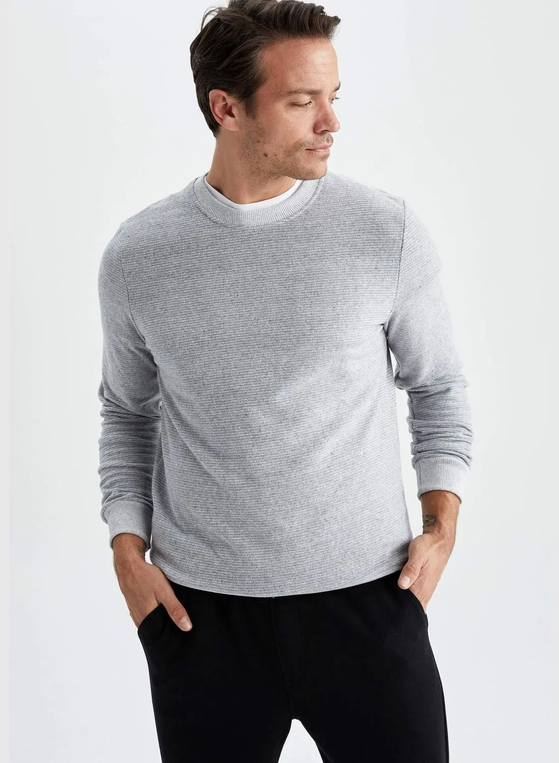 DeFacto Man Knitted Sweatshirt