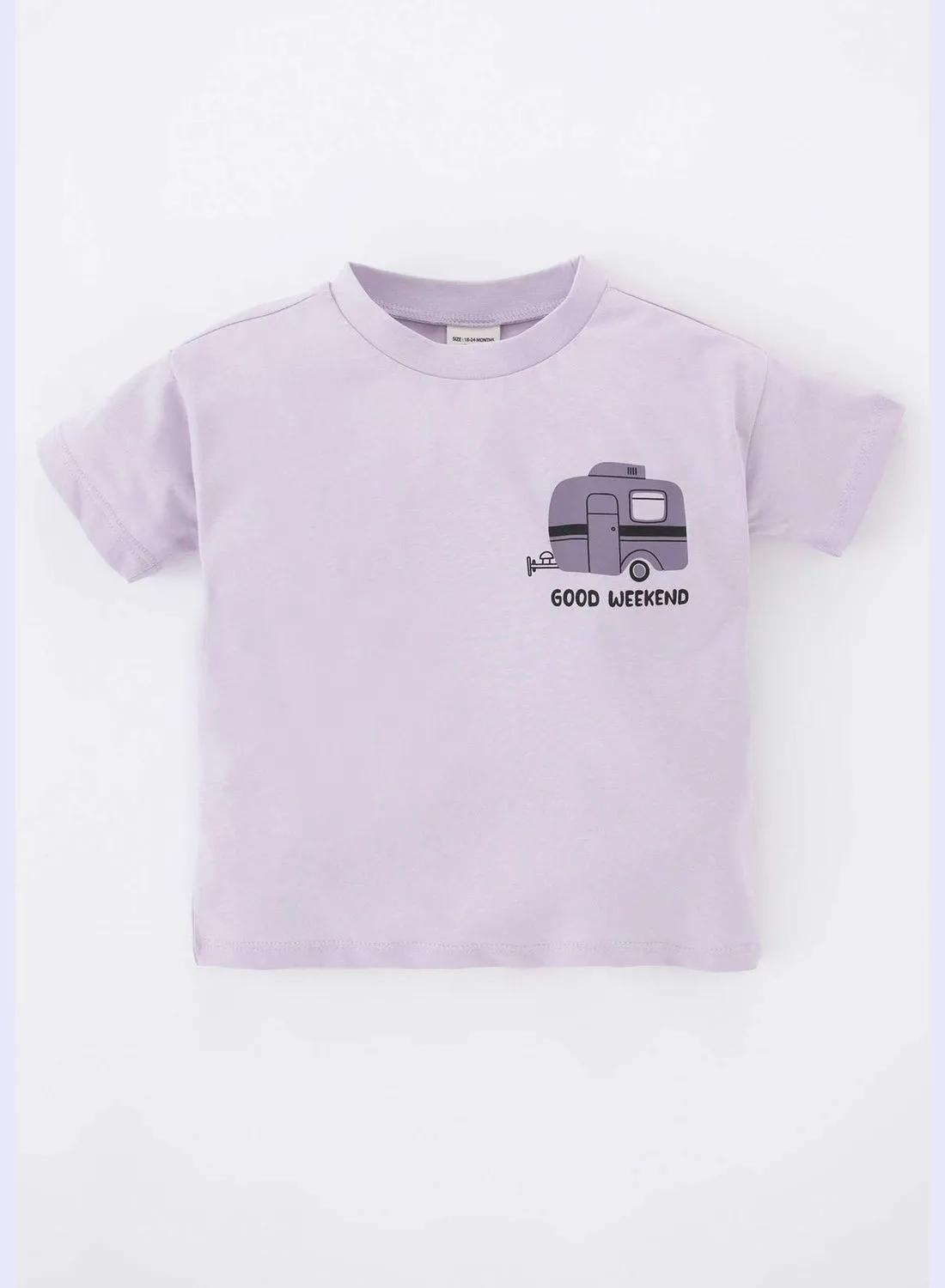 DeFacto BabyBoy Knitted Short Sleeve T-Shirt