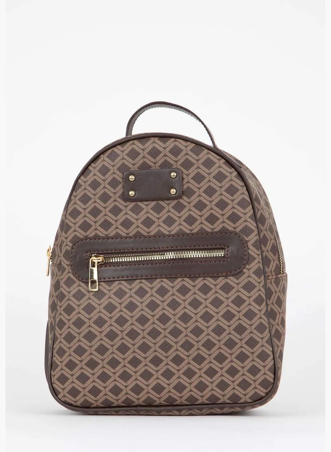 DeFacto Faux Leather Printed Backpack
