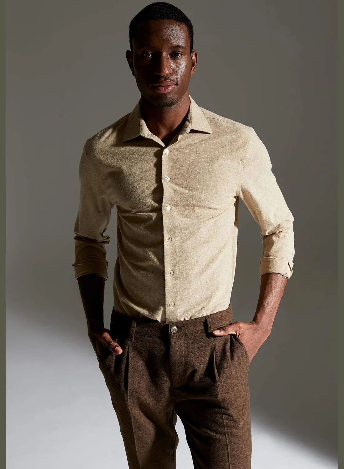 DeFacto Modern Fit Long Sleeve Shirt
