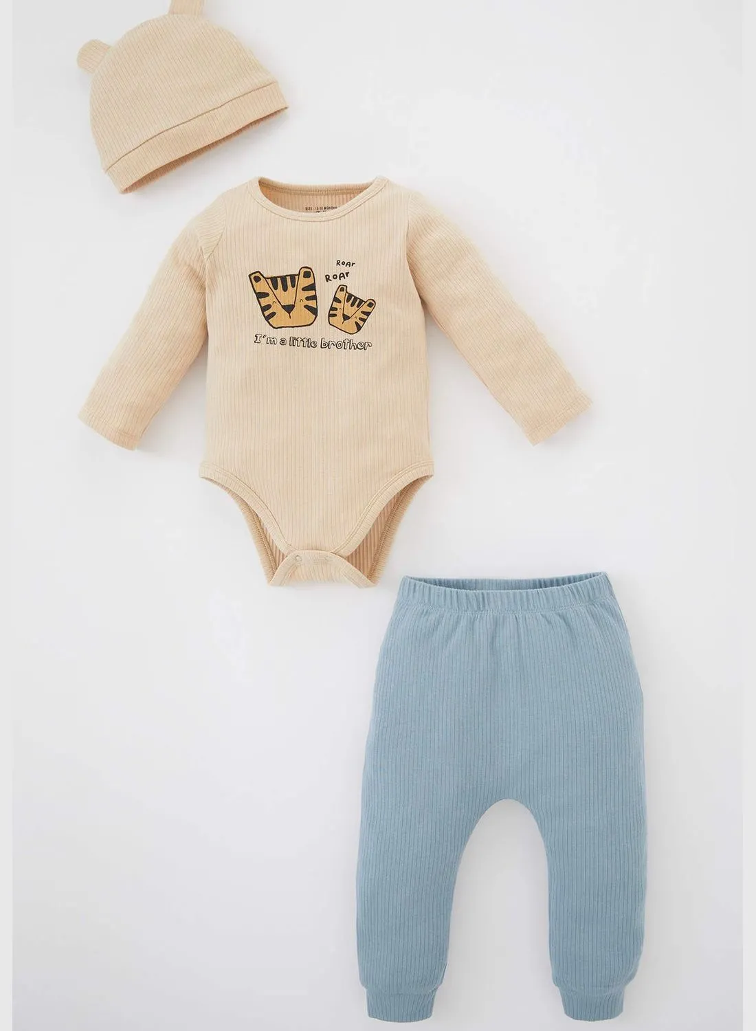 DeFacto 3 Pack BabyBoy Long Sleeve Knitted Set