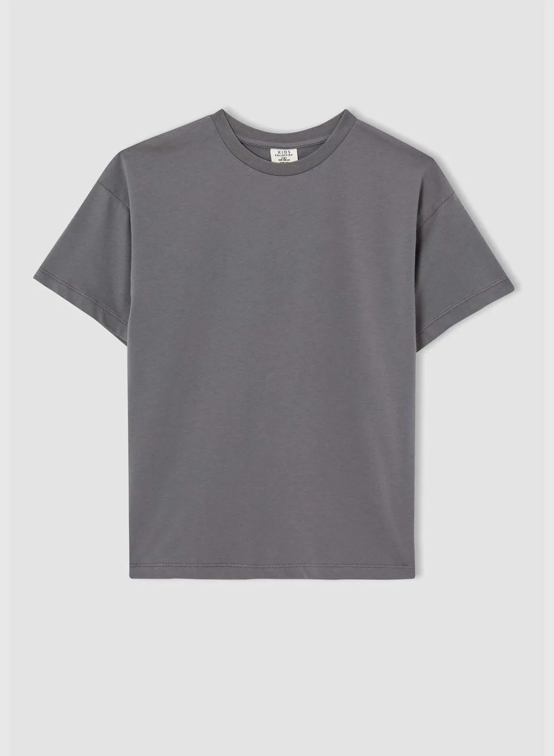 DeFacto Relaxed Fit Basic Short Sleeve Crew Neck T-Shirt