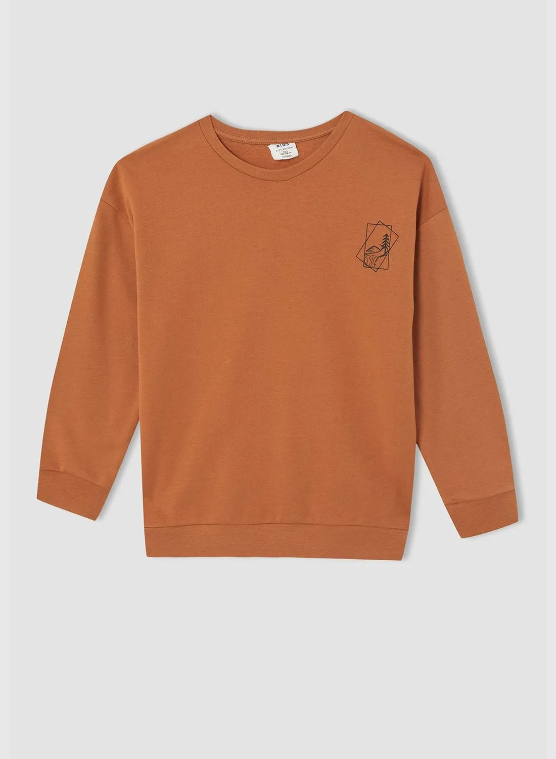 DeFacto Regular Fit Animal Print Sweatshirt