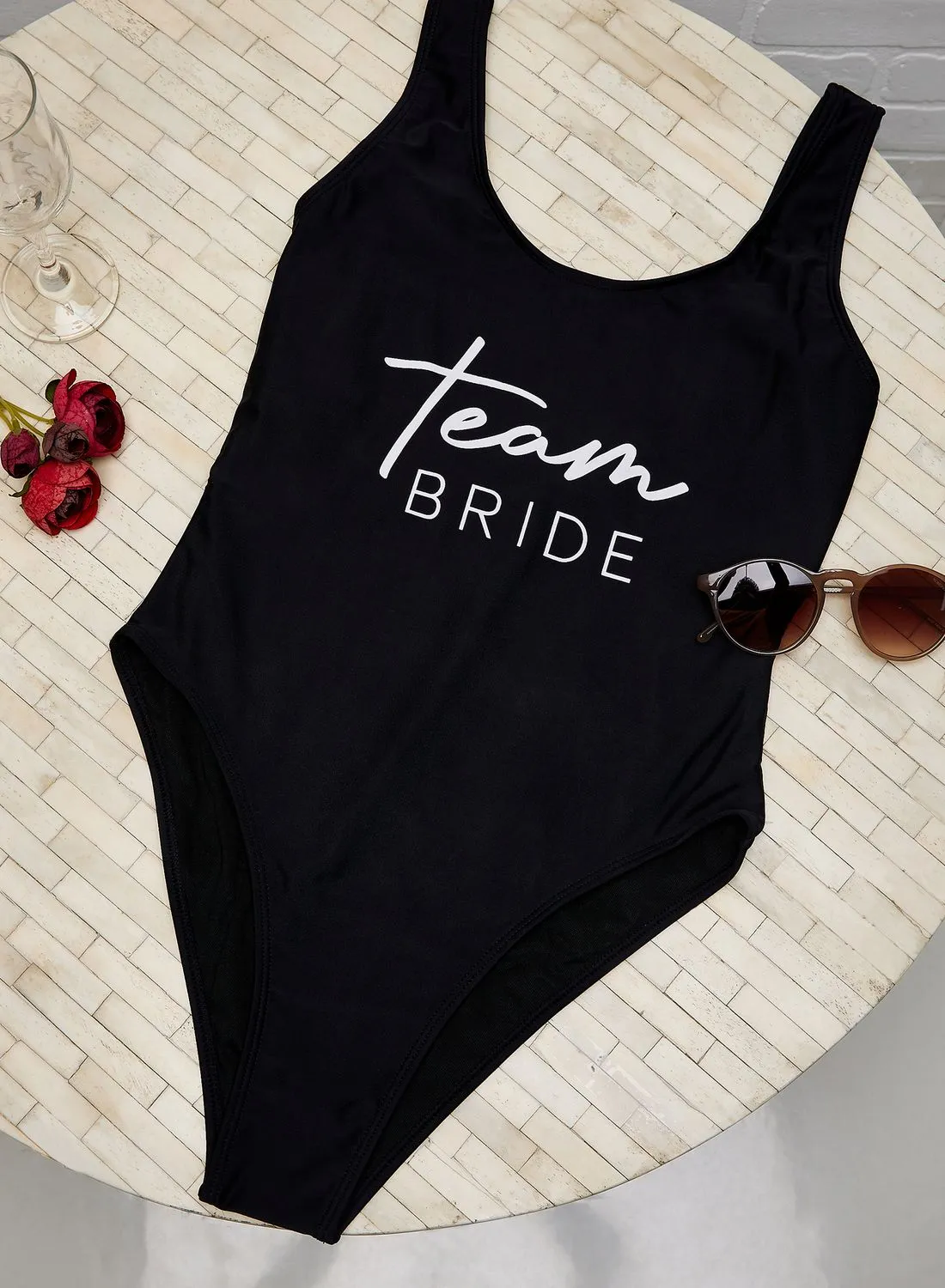 ملابس السباحة جينجر راي - فريق العروس - أسود - M
