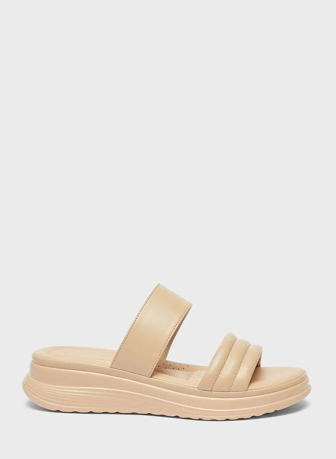 Le Confort Double Strap Flat Sandals