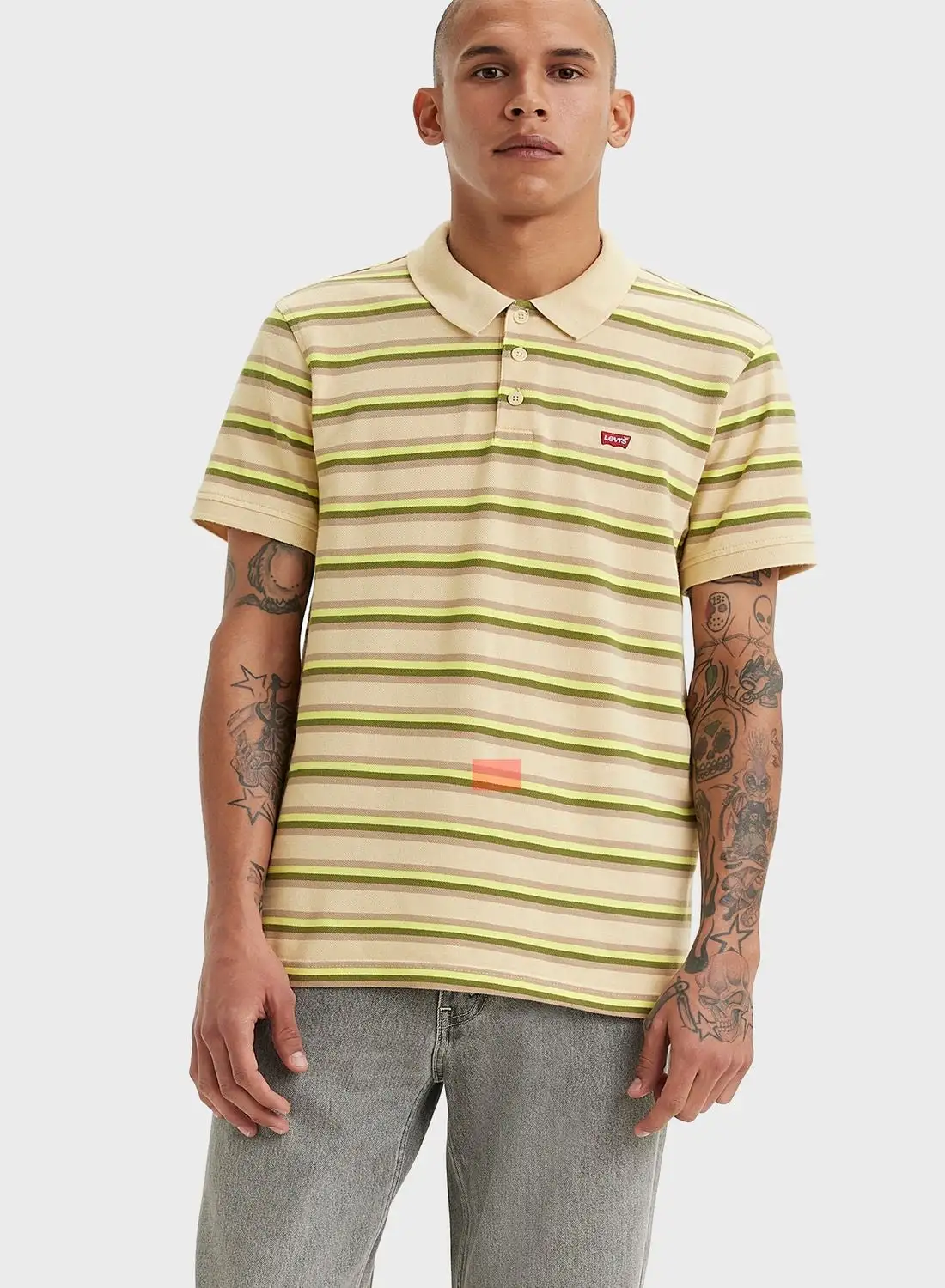 Levi's Essential Striped Polo T-Shirt