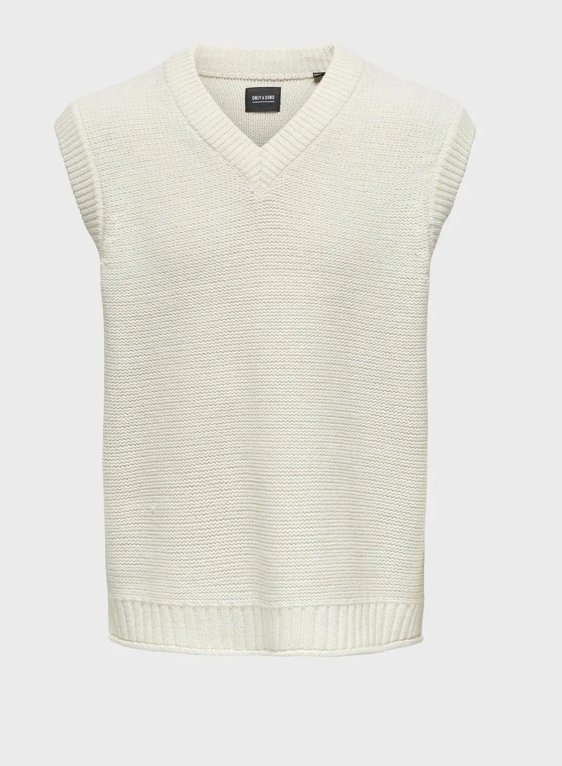 Only & Sons Essential V-Neck Knitted Sweater