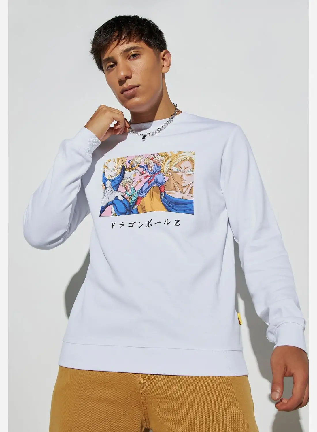 SP Characters Anime Print Sweatshirt