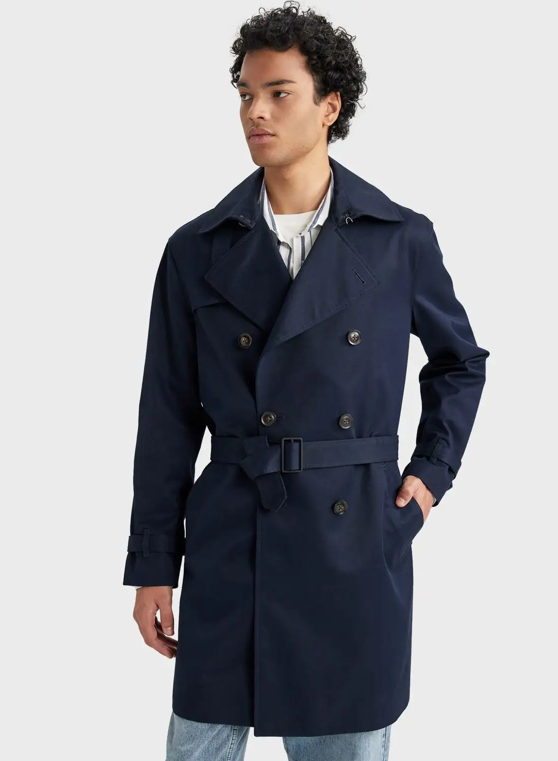DeFacto Belted Longline Coat