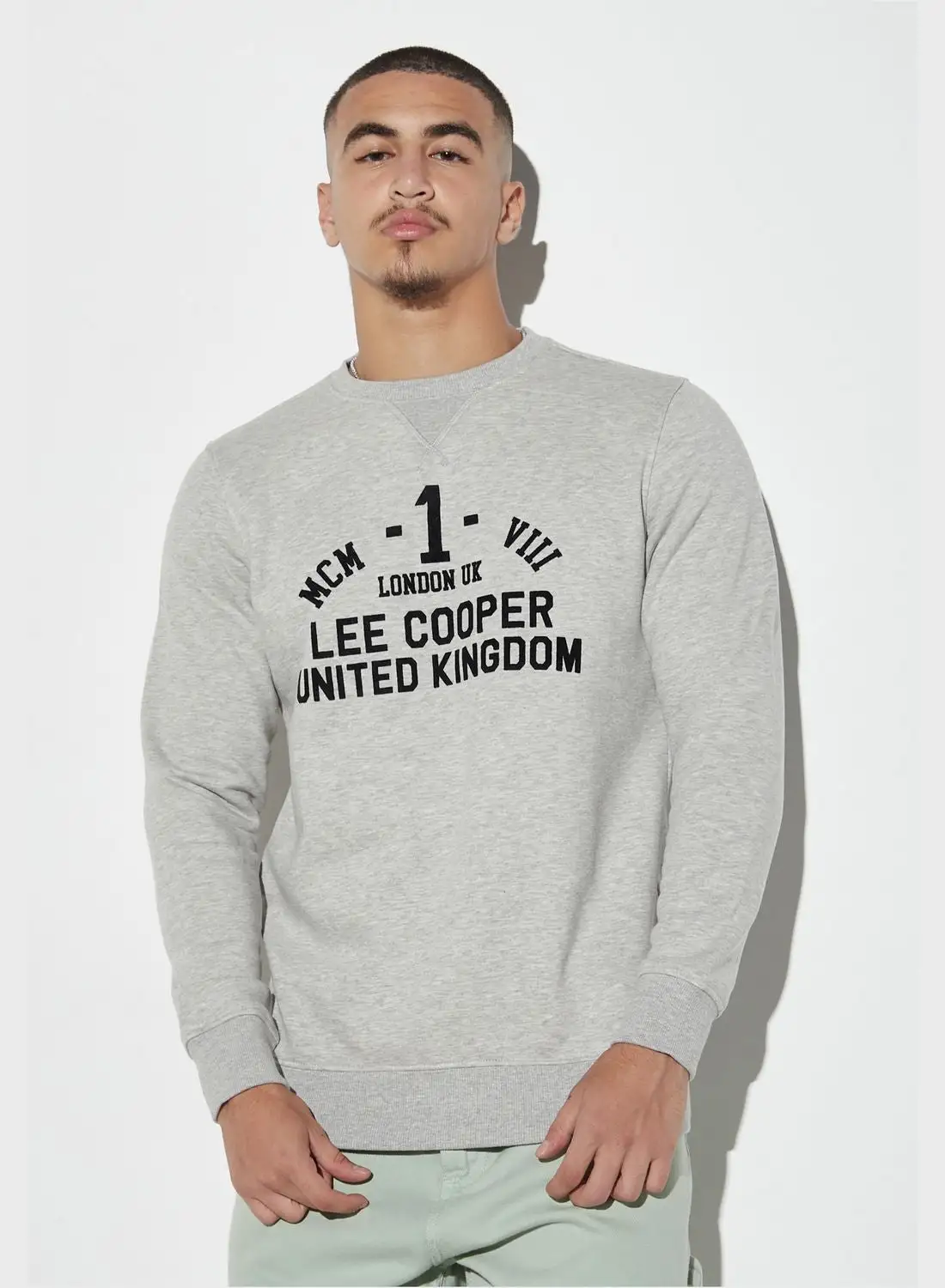 Lee Cooper Logo Crew Neck Sweatshirt