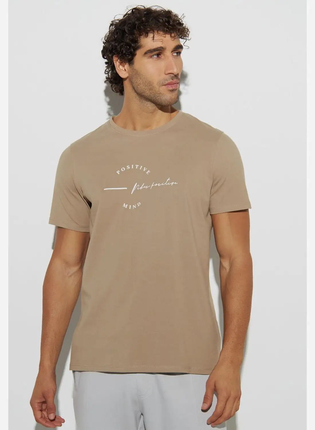 Iconic Typographic Crew Neck T-Shirt