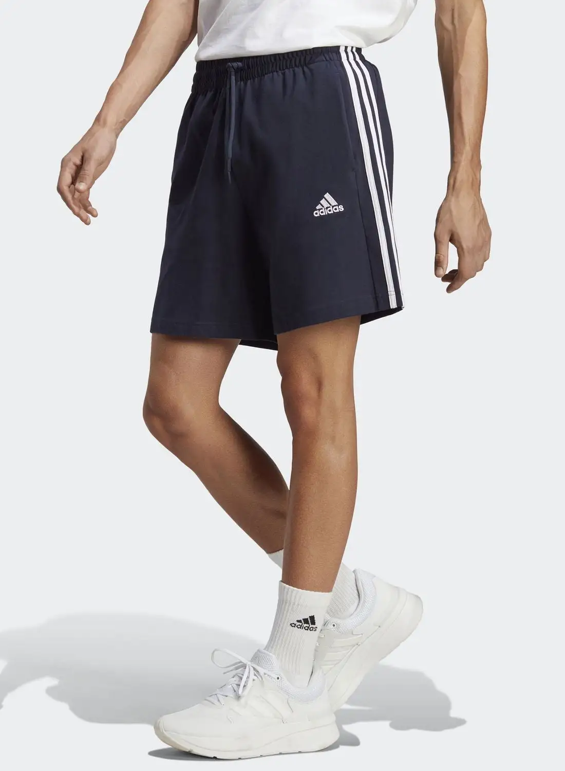 Adidas 3 Stripe Essential Shorts