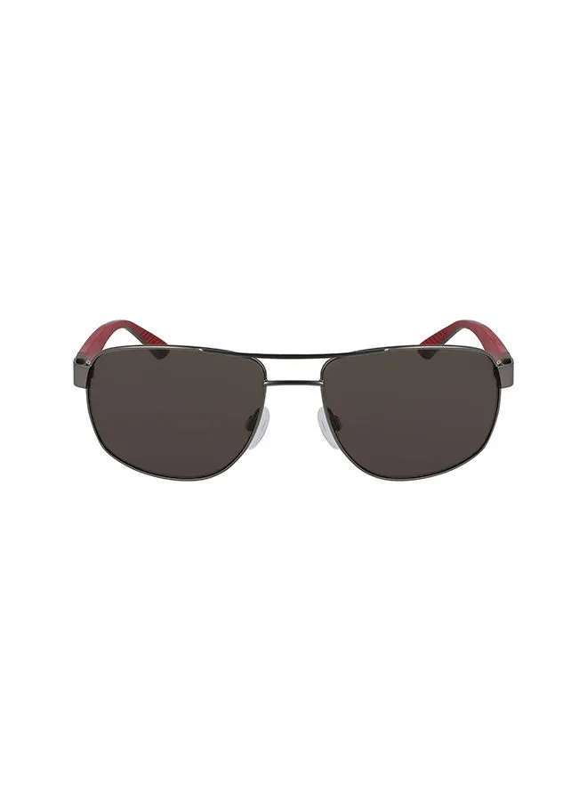 CALVIN KLEIN Men's Full-Rim Metal Rectangle Sunglasses - Lens Size: 60 mm