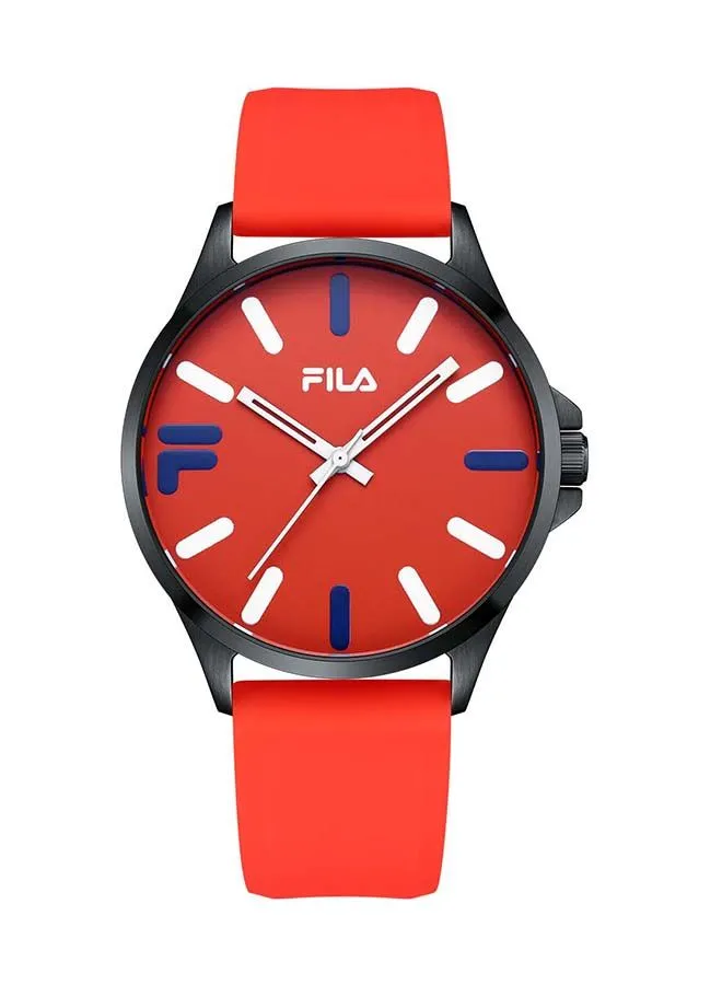 FILA Analog Watch For Men Blue Dial Blue Silicone Strap