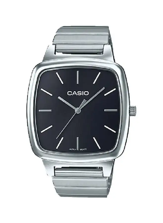 CASIO Casio Watch Women Analog Black Dial Stainless Steel Band LTP-E117D-1ADF.