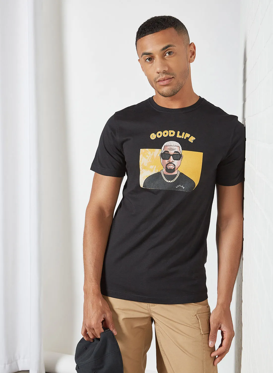 Cayler & Sons Kanye West Graphic T-Shirt Black