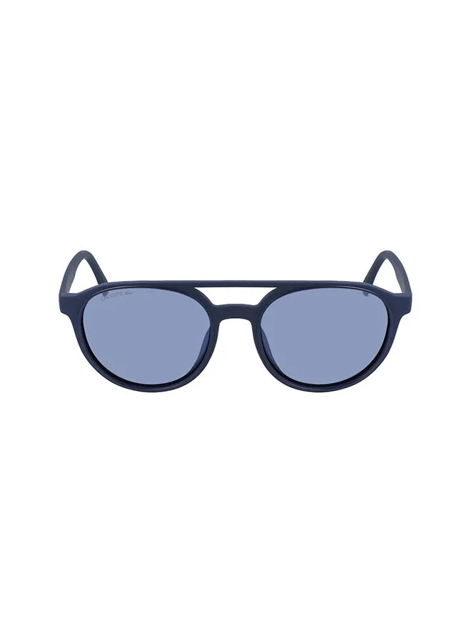 LACOSTE Fullrim Injected Modified Rectangle Round Sunglasses