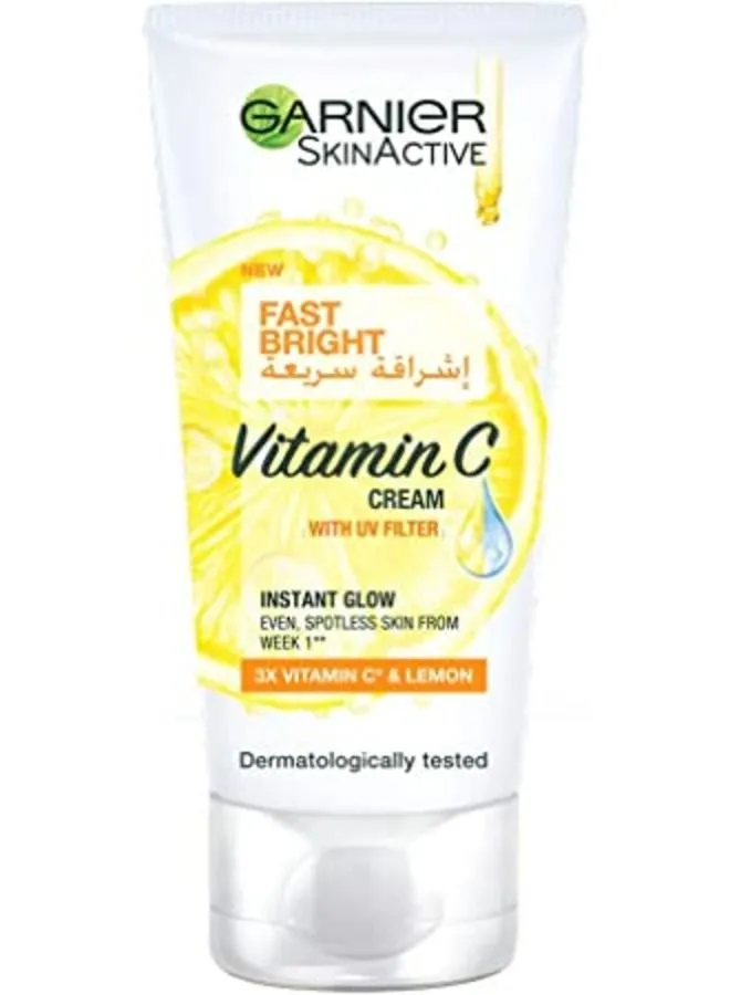 Garnier SkinActive Fast Bright Cream With 3x Vitamin C Lemon White 100ml