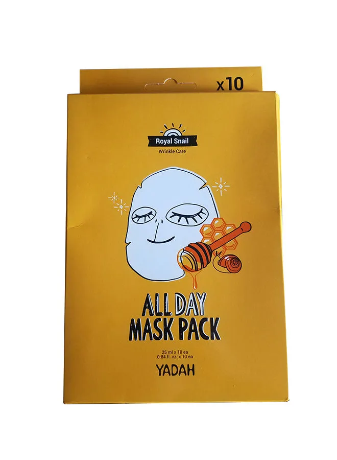YADAH Royal Snail All Day Mask Pack 25ml x 10ea