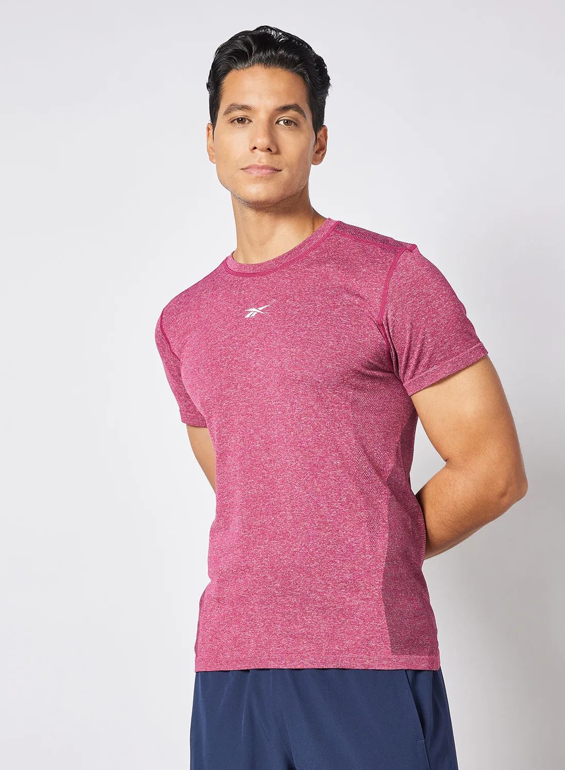 Reebok Les Mills MyoKnit T-Shirt Pink